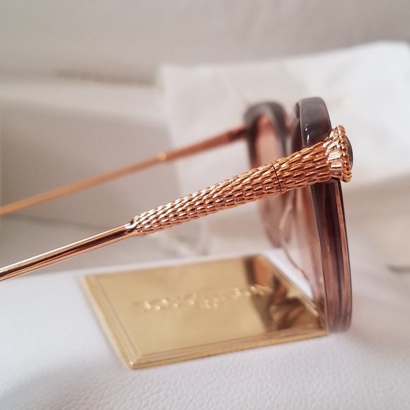 NWT Beige Light Brown Boucheron Cat Eye Gradient 55MM Sunglasses. - Picture 4 of 8